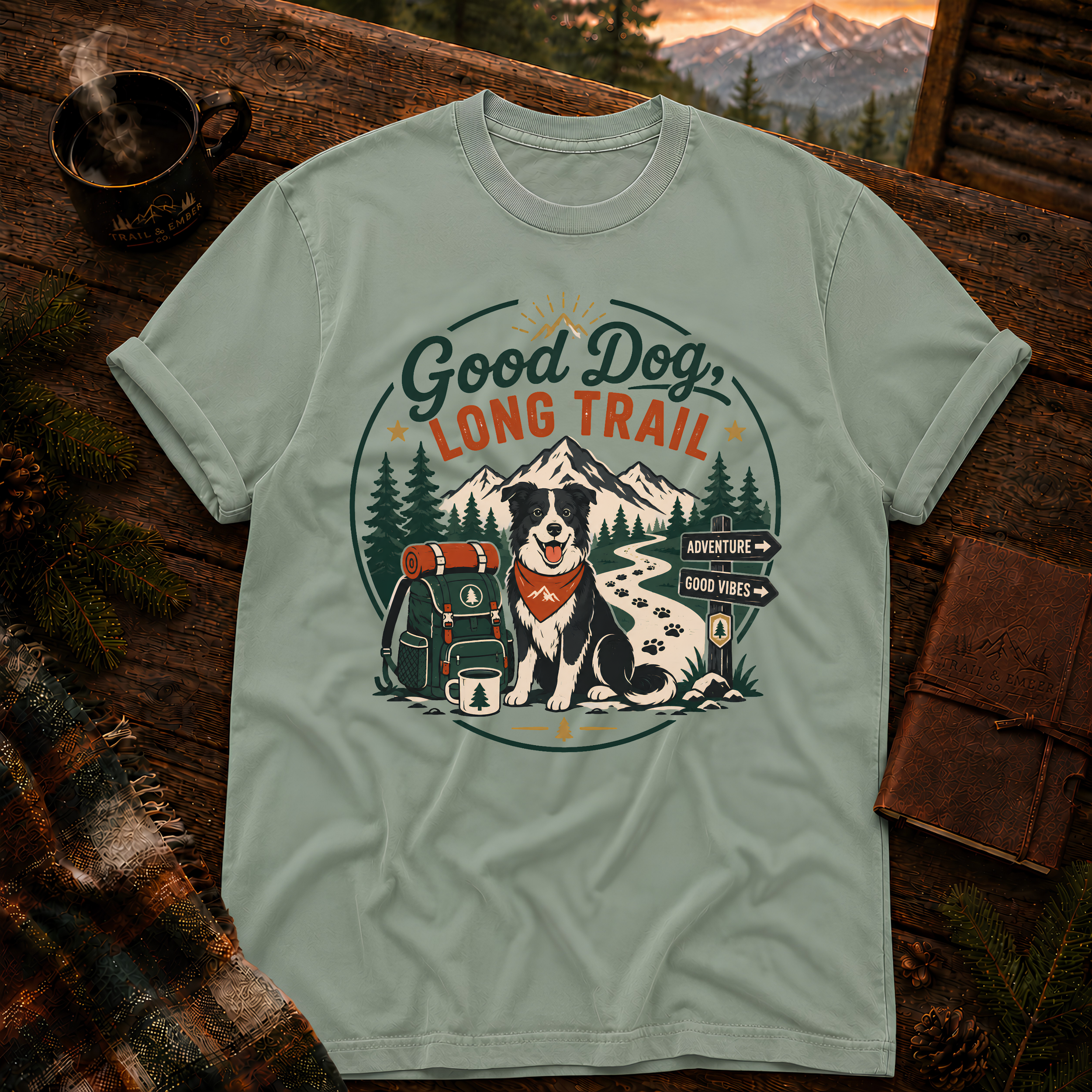 Good Dog Long Trail - Comfort Colors T-Shirt