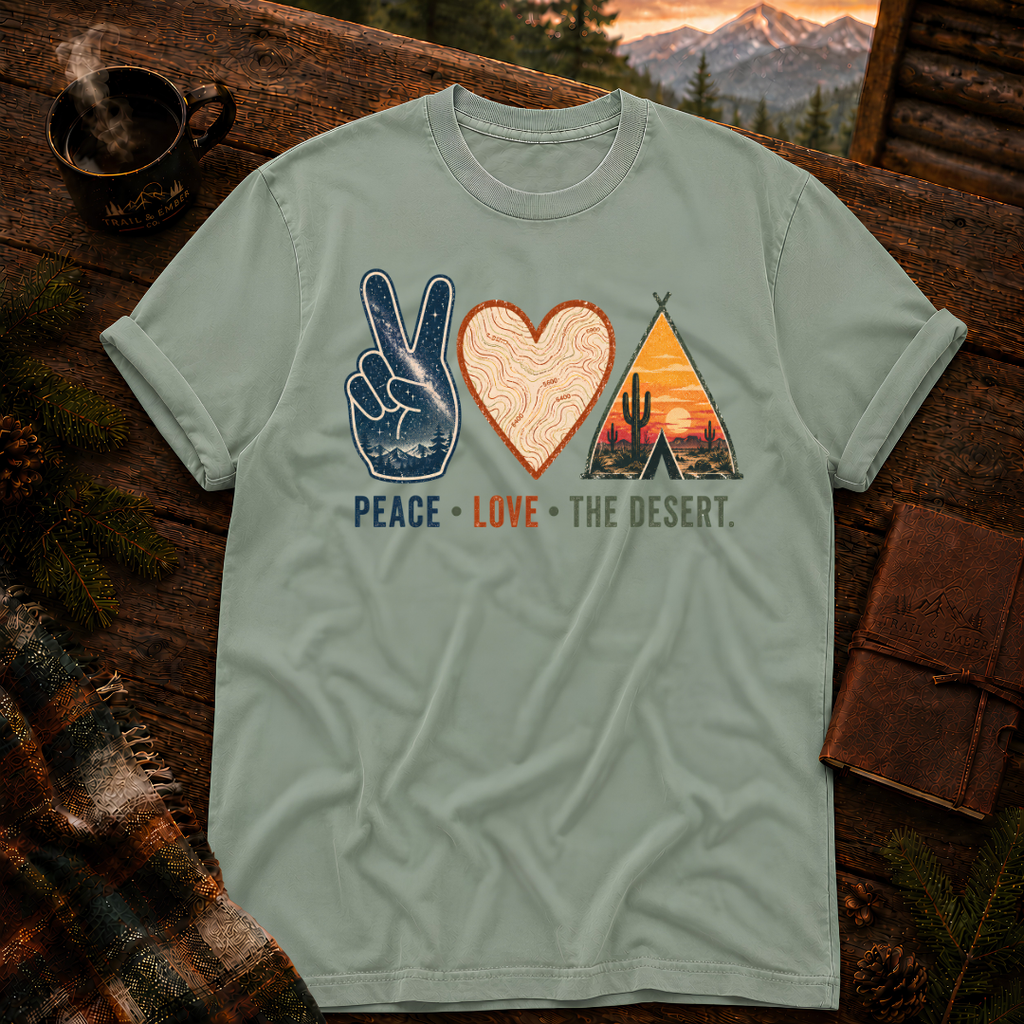 Peace Love Desert - Comfort Colors T-Shirt