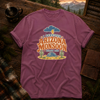 Berry Comfort Colors 1717 t-shirt with Arizona Monsoon design — Trail & Ember Co.