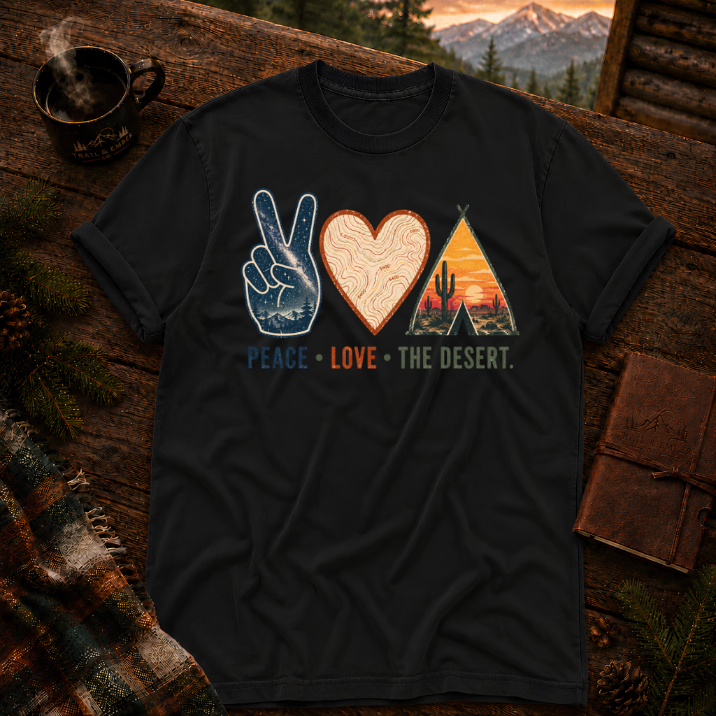 Peace Love Desert - Comfort Colors T-Shirt