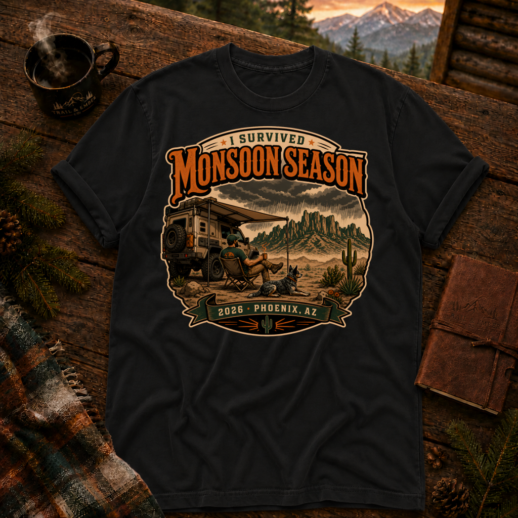 I Survived Monsoon Season - Comfort Colors T-Shirt