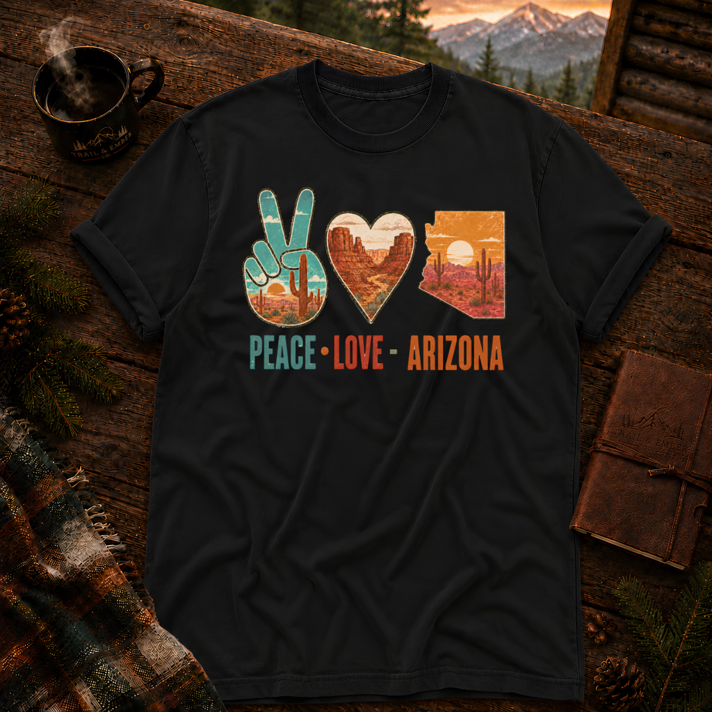 Peace Love Arizona - Comfort Colors T-Shirt