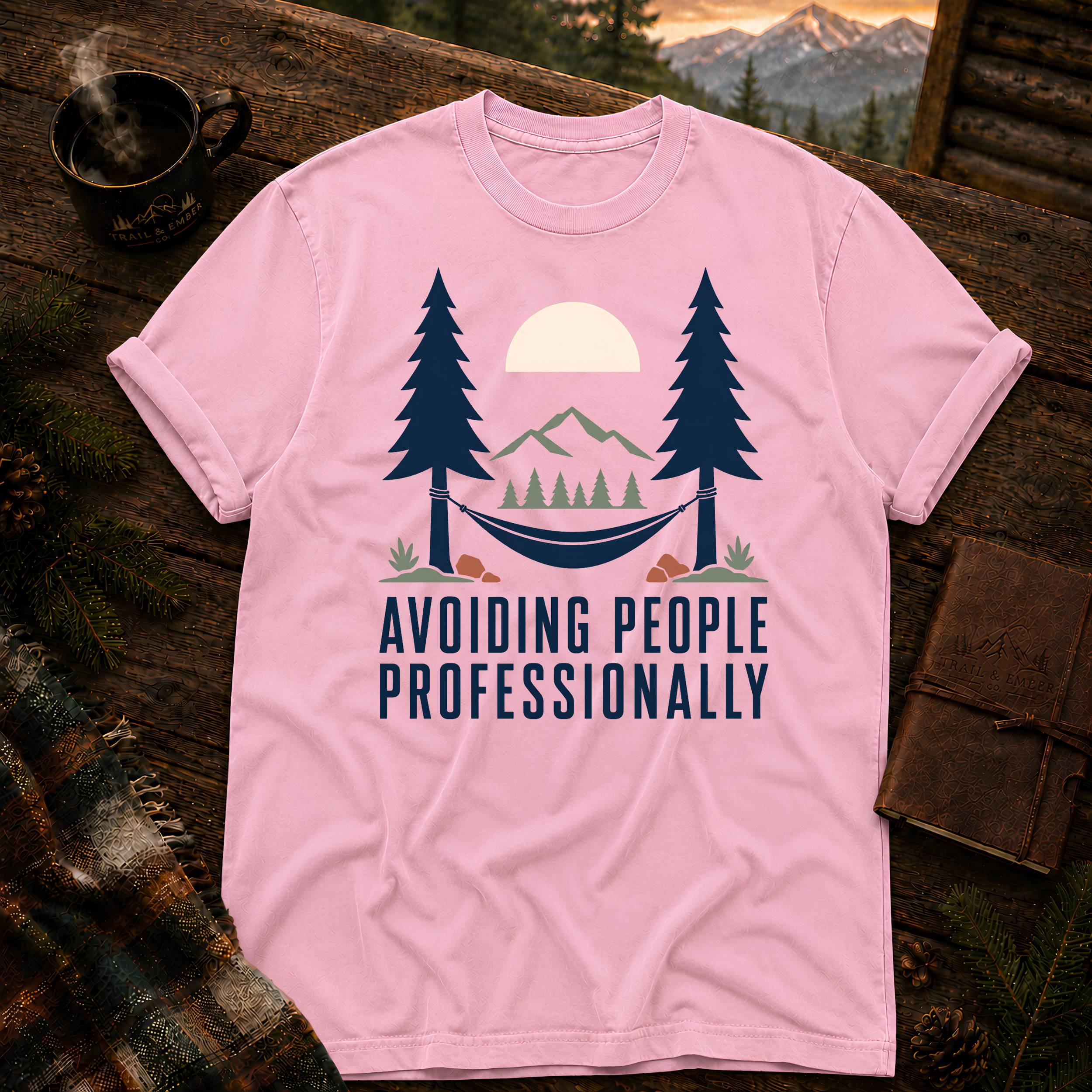 Avoiding People Professionally - Comfort Colors T-Shirt