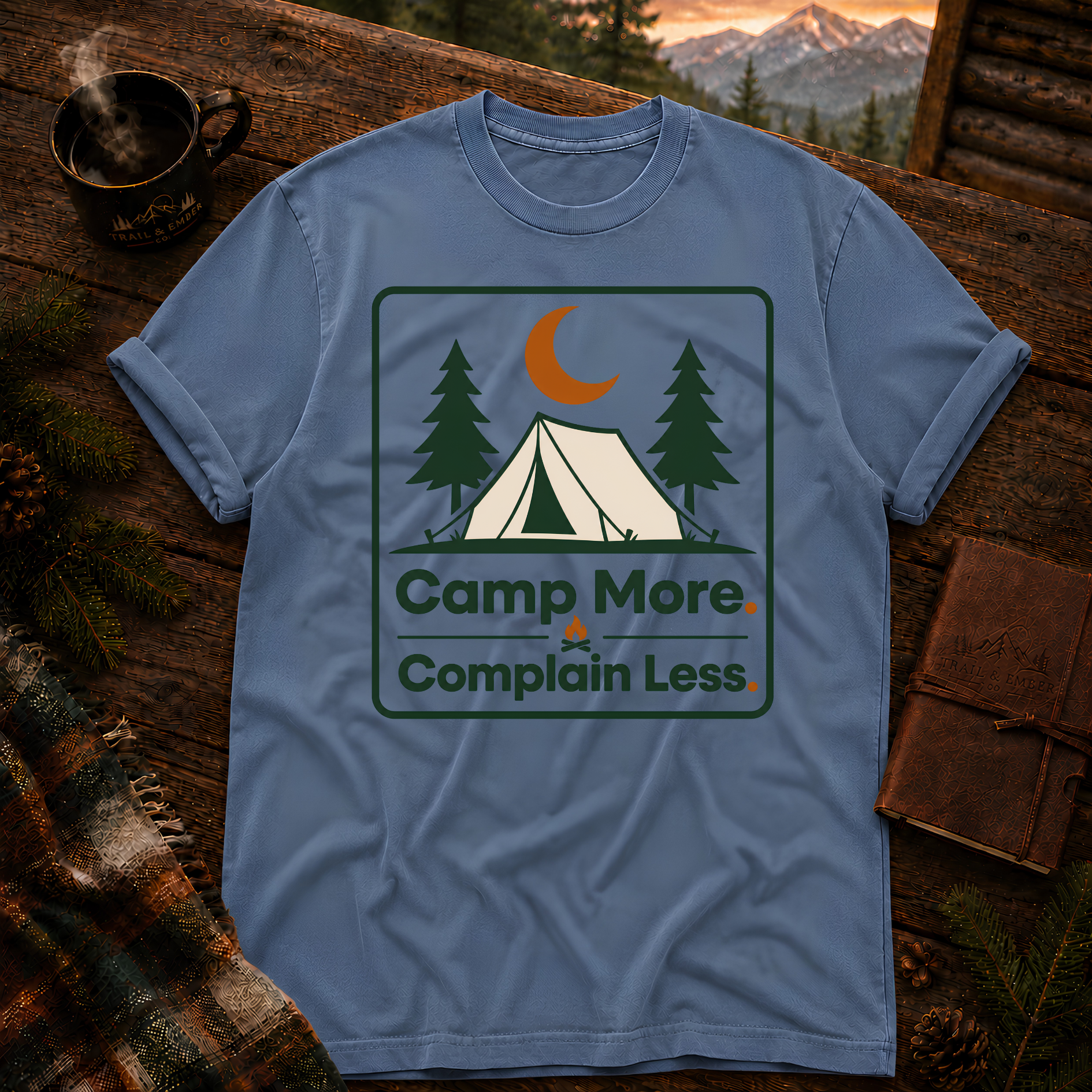 Camp More Complain Less - Comfort Colors T-Shirt