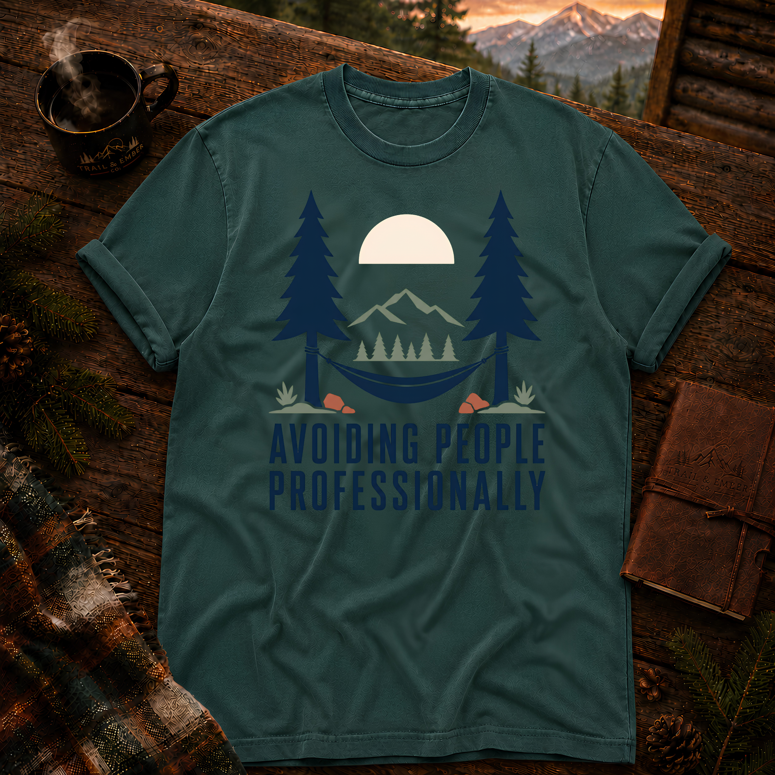 Avoiding People Professionally - Comfort Colors T-Shirt