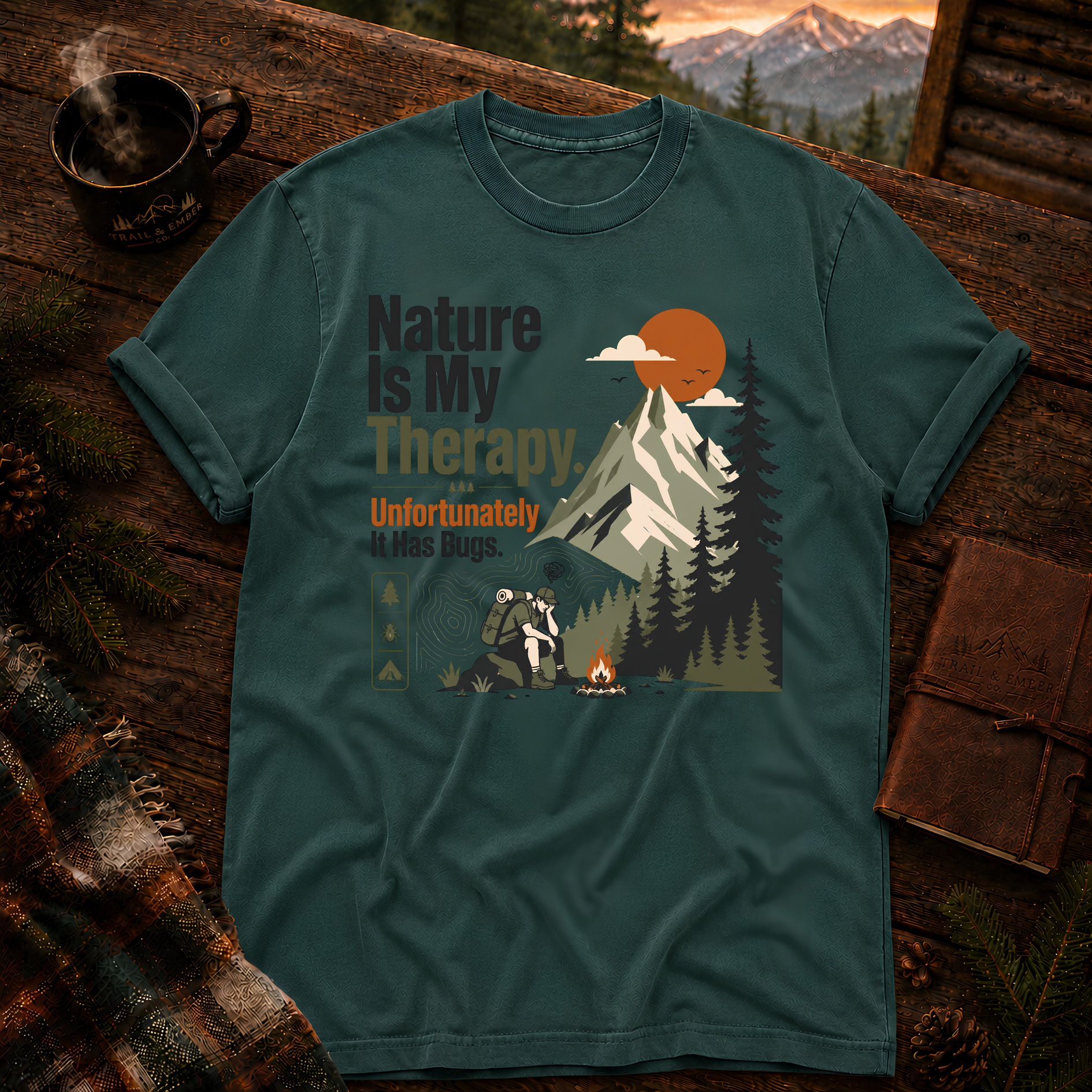 Find your own trail - Comfort Colors T-Shirt