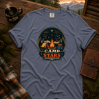 Camp Stars Comfort Colors T-Shirt in Blue Jean