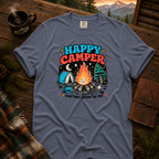 Happy Camper Comfort Colors T-Shirt in Blue Jean