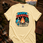 Happy Camper Comfort Colors T-Shirt in Butter