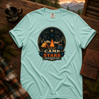 Camp Stars Comfort Colors T-Shirt in Chalky Mint
