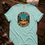 Life Is Better Comfort Colors T-Shirt in Chalky Mint