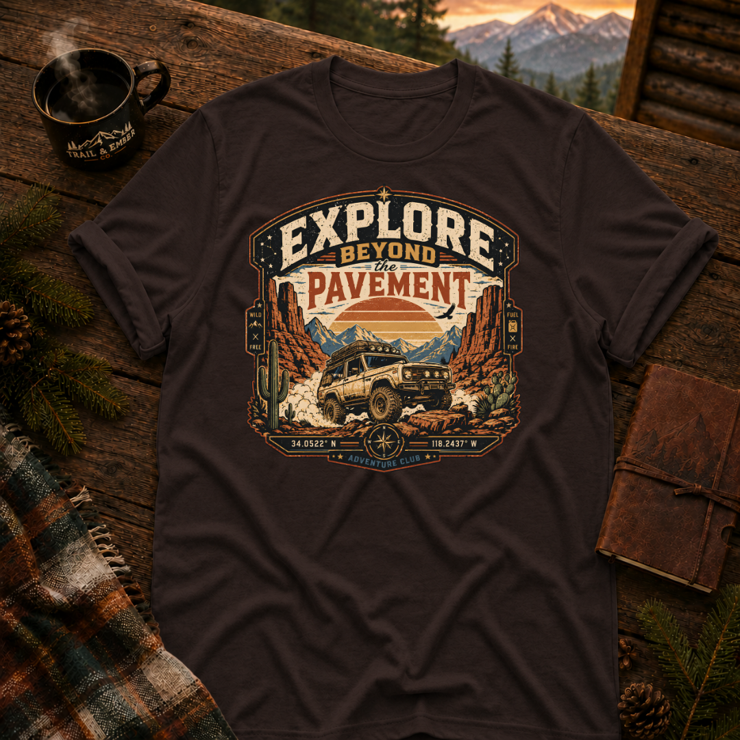 Explore More, Pavement Less T-Shirt