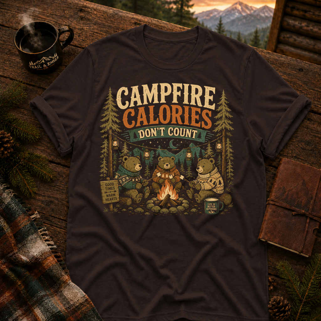Campfire Calories Dont Count - T-Shirt