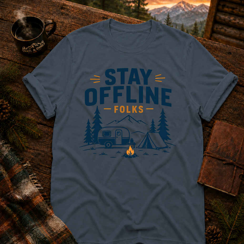 Stay Offline Camp T-Shirt