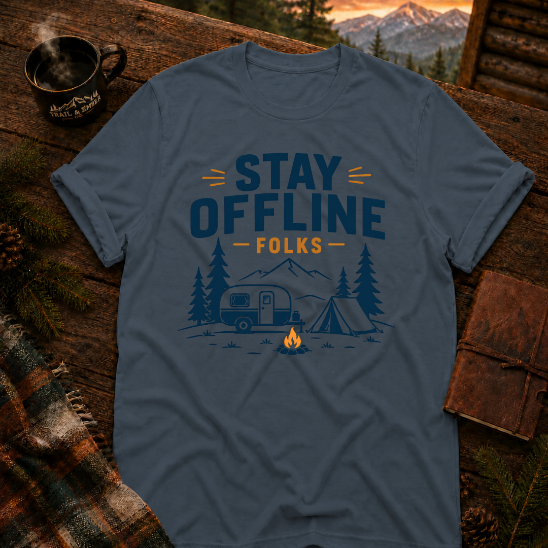 Stay Offline Camp T-Shirt