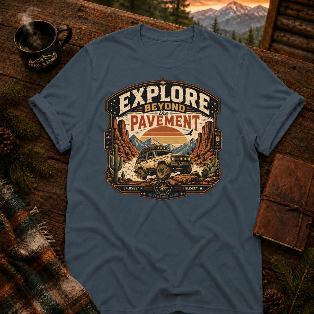 Explore More, Pavement Less T-Shirt