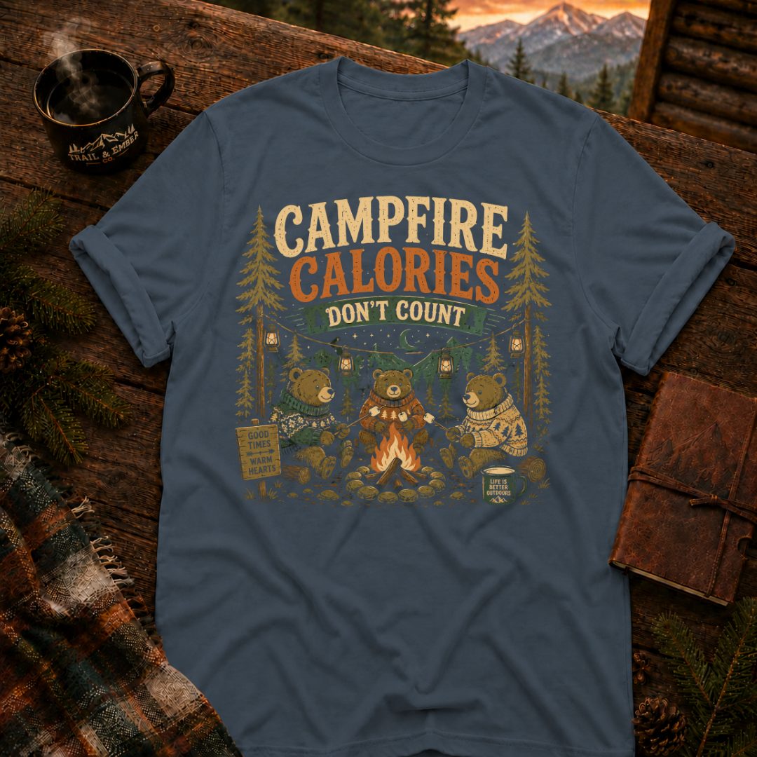 Campfire Calories Dont Count - T-Shirt