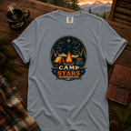 Camp Stars Comfort Colors T-Shirt in Granite