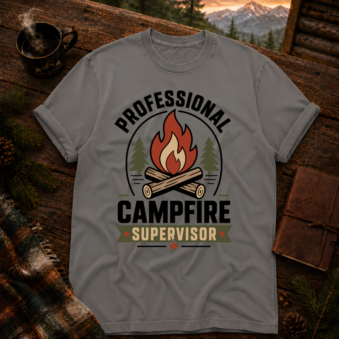 Campfire Supervisor - Comfort Colors T-Shirt