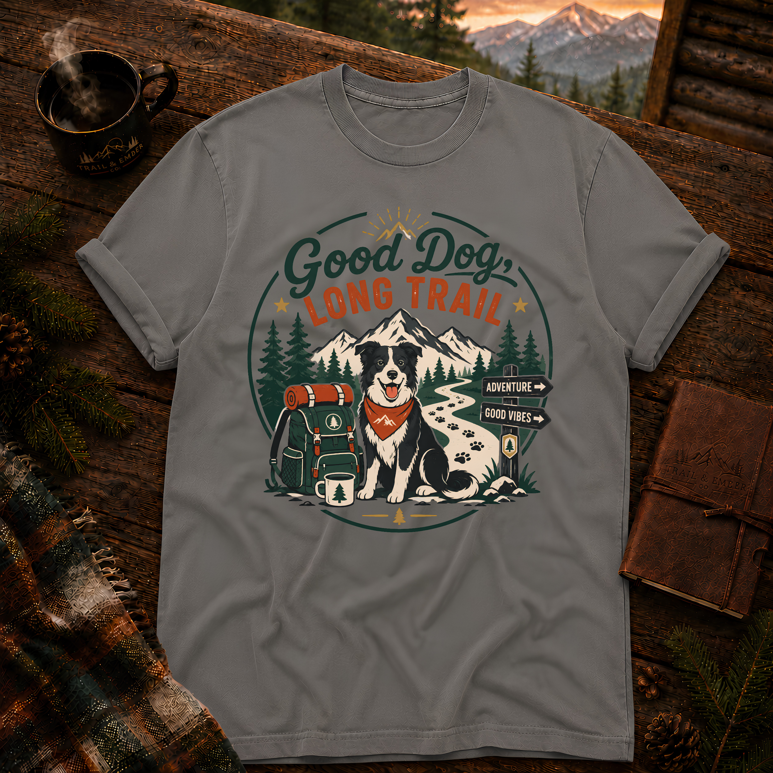 Good Dog Long Trail - Comfort Colors T-Shirt