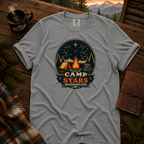 Camp Stars Comfort Colors T-Shirt in Grey