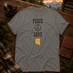 Peace and Love - Comfort Colors T-Shirt