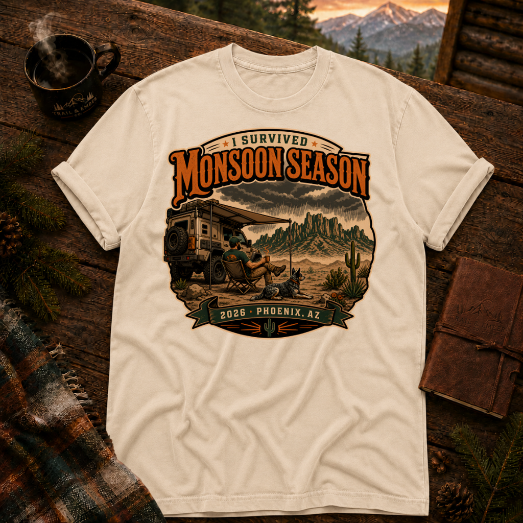 I Survived Monsoon Season - Comfort Colors T-Shirt
