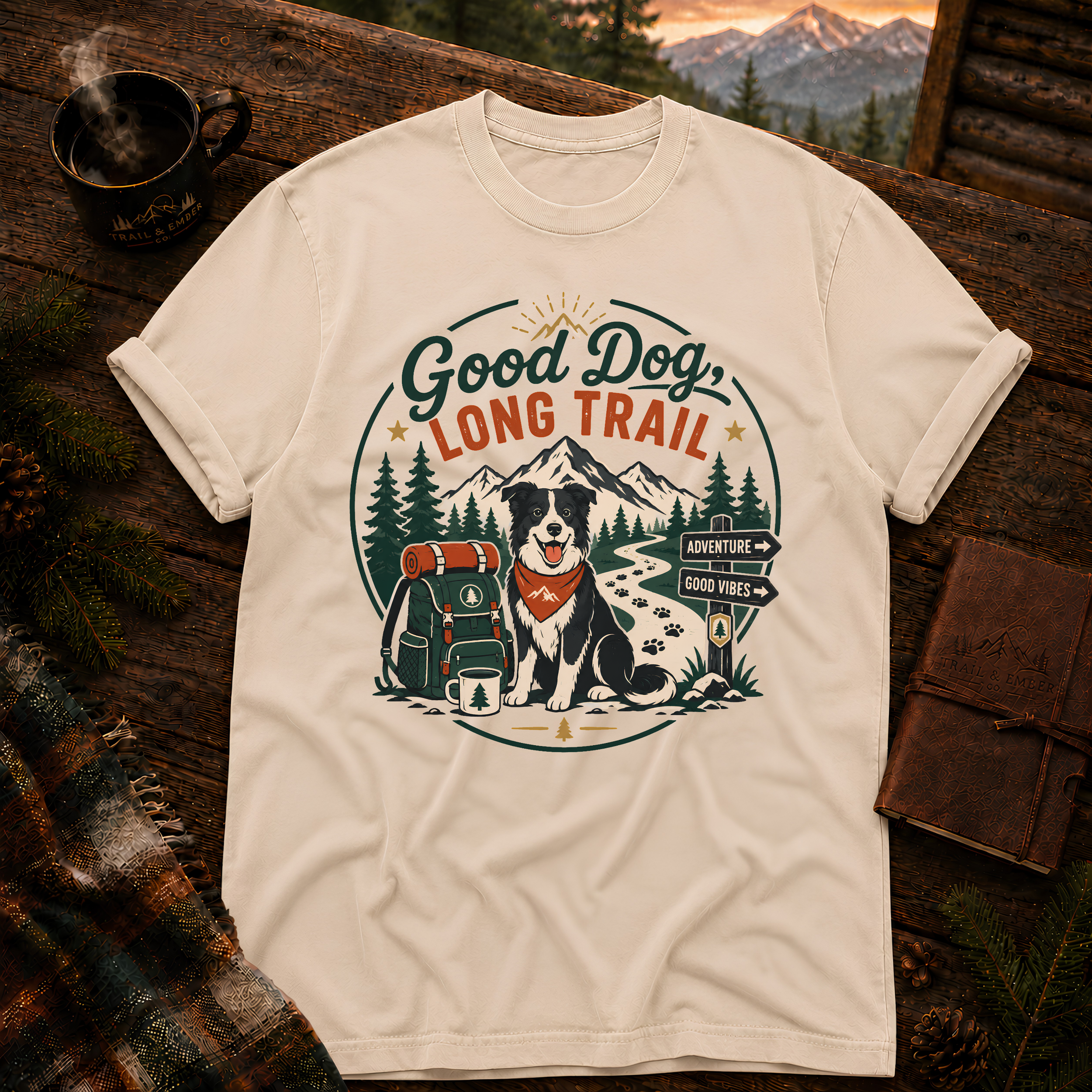 Good Dog Long Trail - Comfort Colors T-Shirt