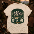 Ivory Comfort Colors 1717 t-shirt with Adventure After Dark design — Trail & Ember Co.