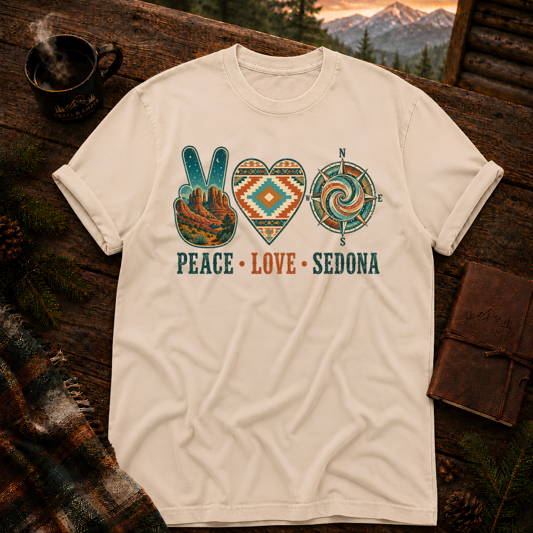 Peace Love Sedona - Comfort Colors T-Shirt