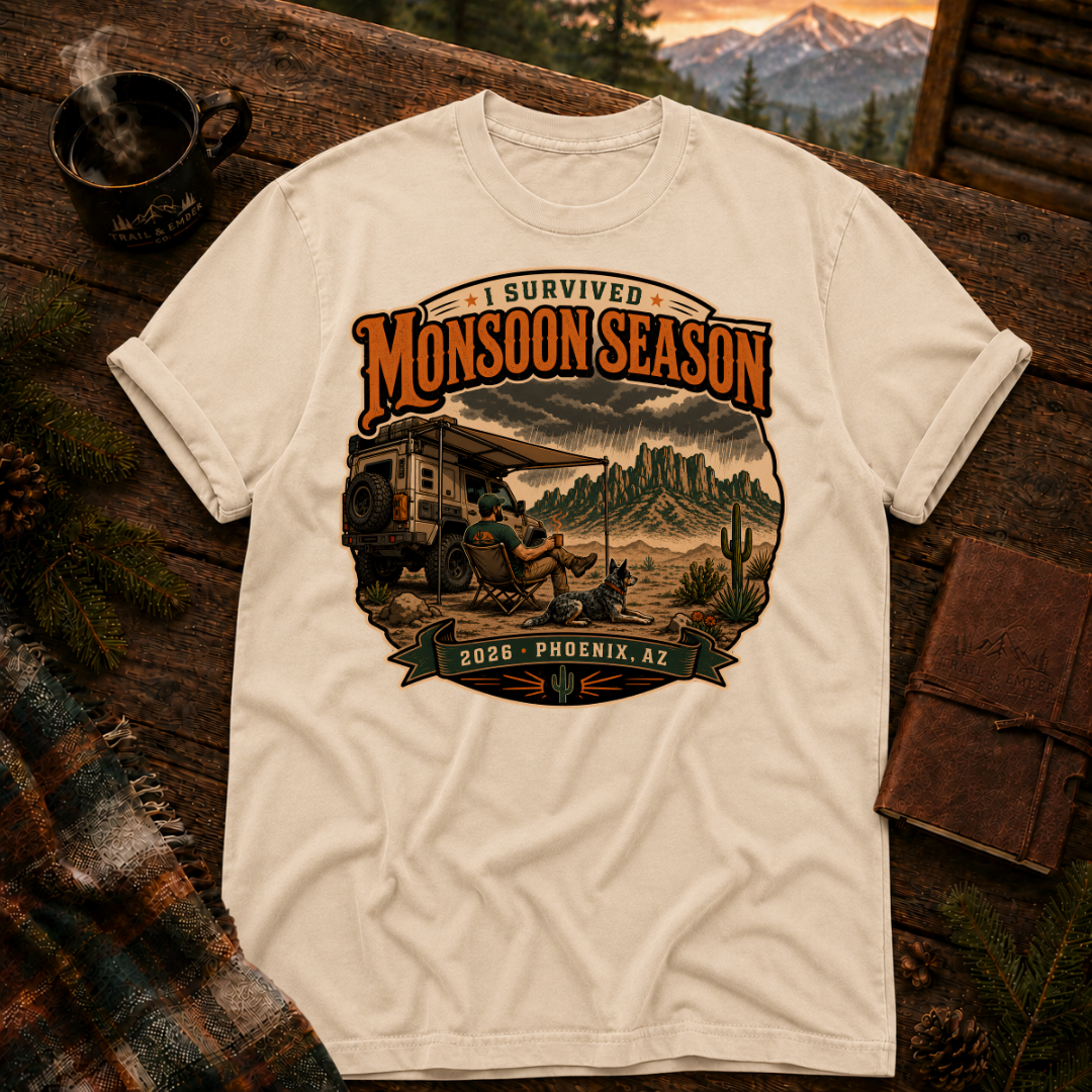 I Survived Monsoon Season - Comfort Colors T-Shirt
