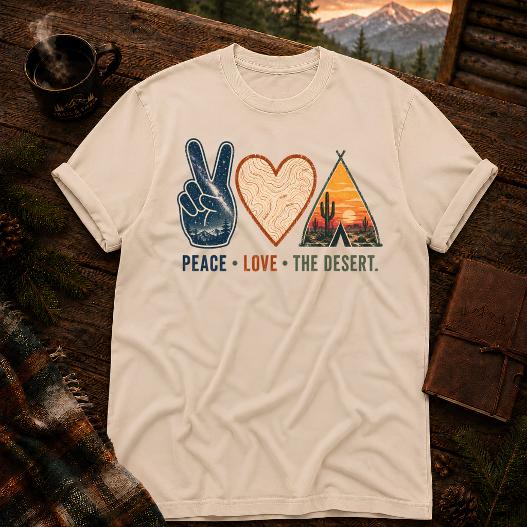 Peace Love Desert - Comfort Colors T-Shirt