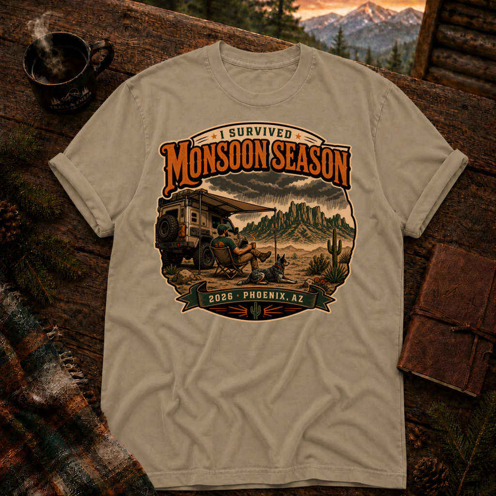 I Survived Monsoon Season - Comfort Colors T-Shirt
