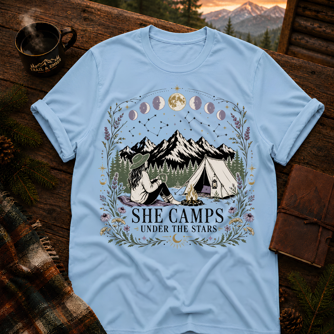 She Camps T-Shirt