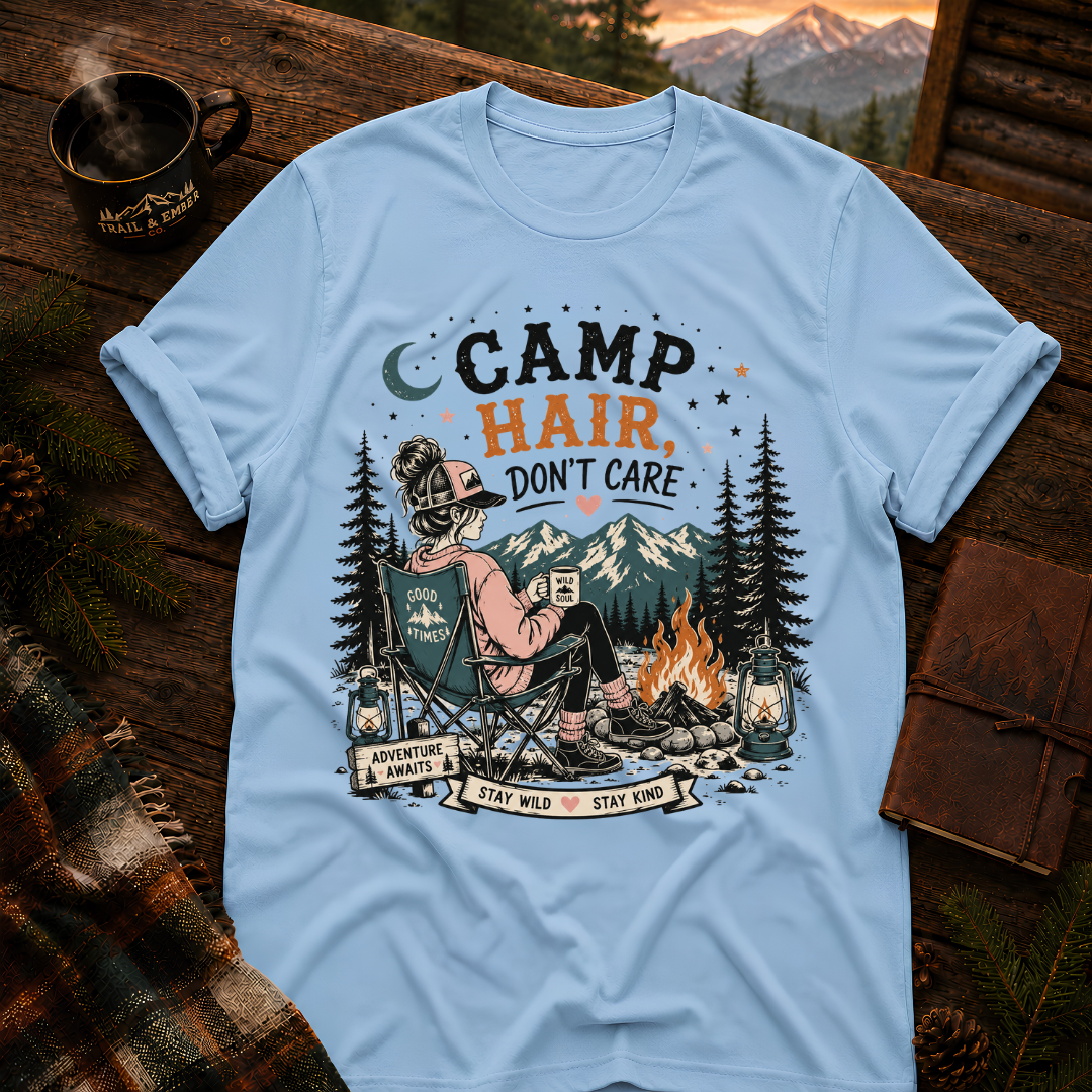 Camp Hair Don't Care T-Shirt