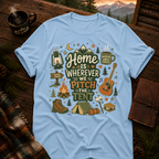 Home is where the tent is pitched- T-Shirt