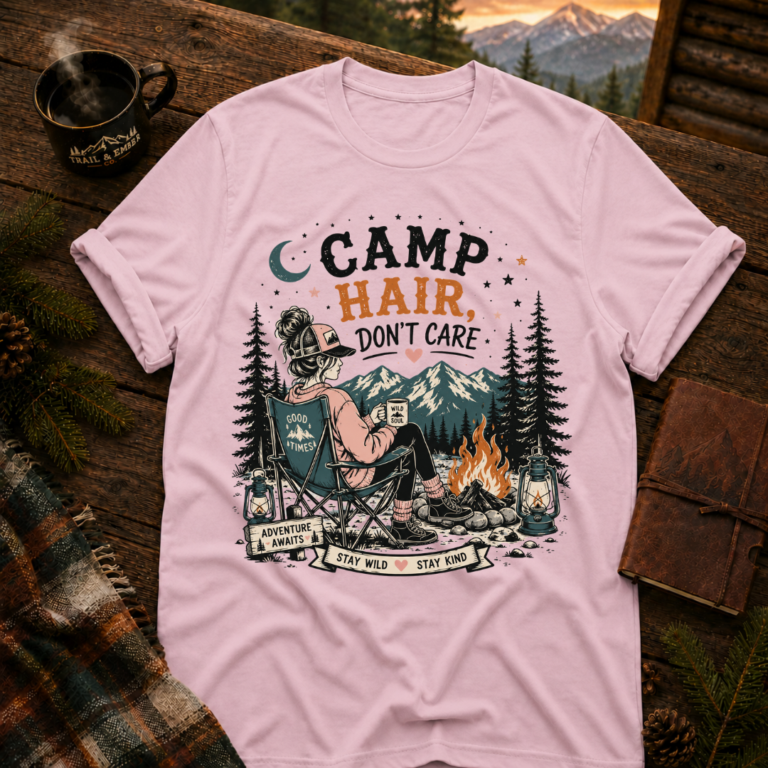 Camp Hair Don't Care T-Shirt