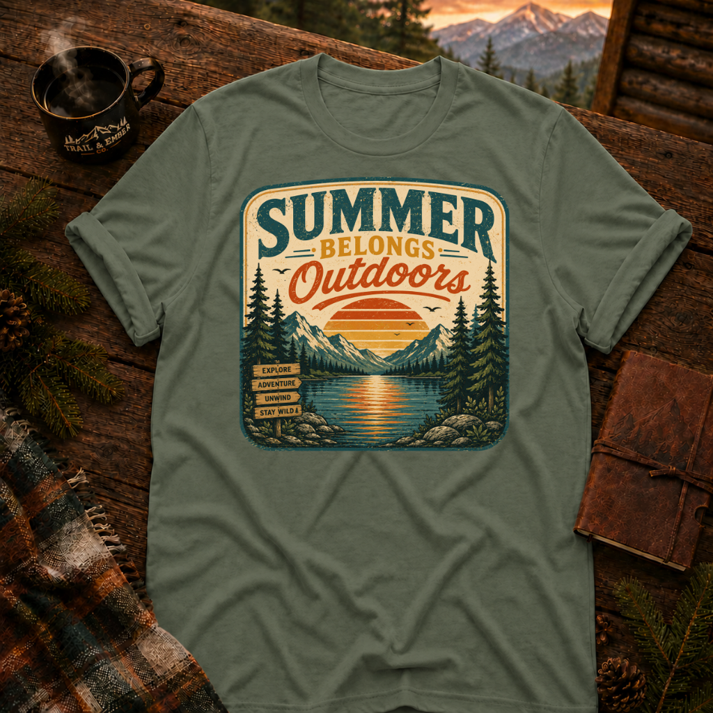 Summer Belongs Outdoors T-Shirt