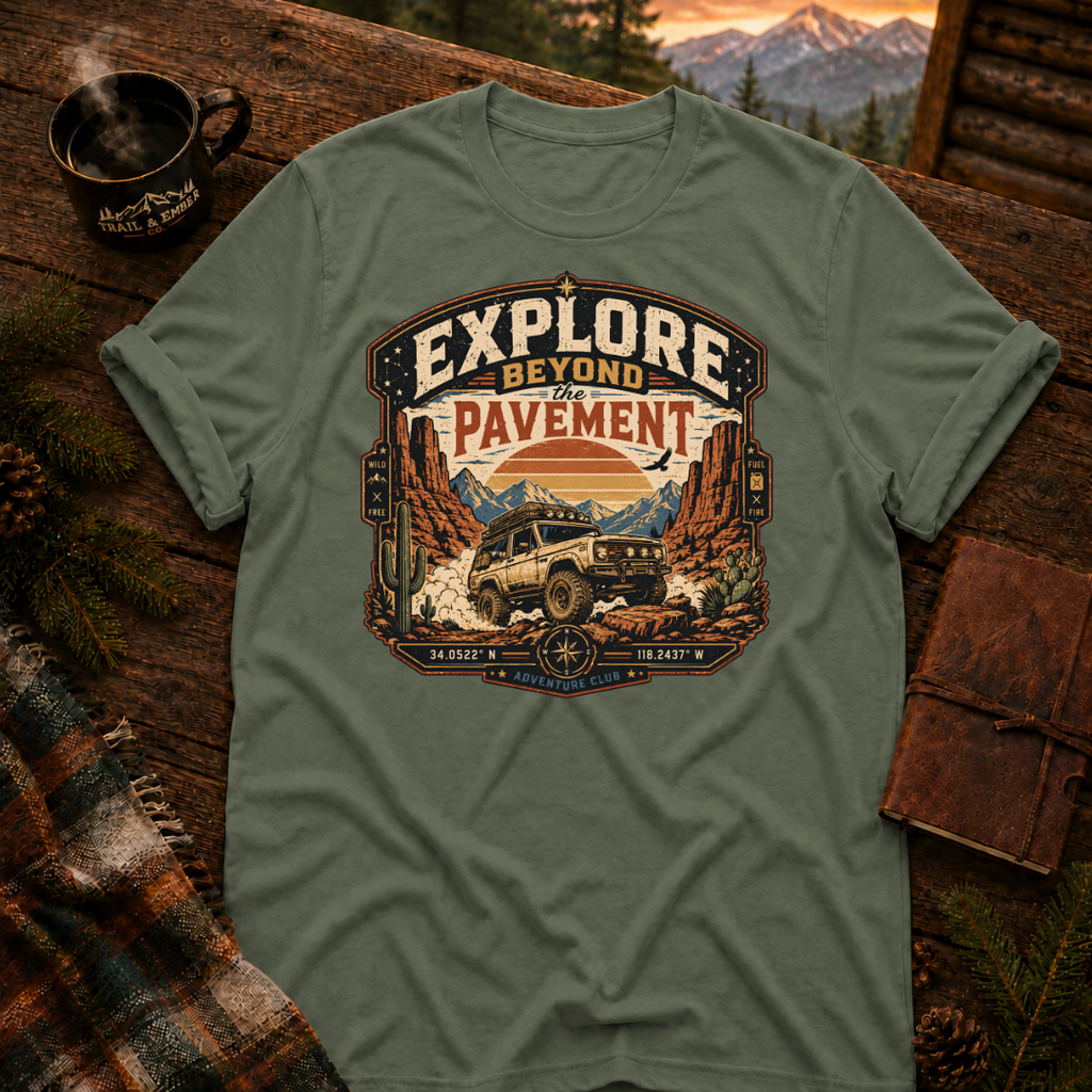 Explore More, Pavement Less T-Shirt