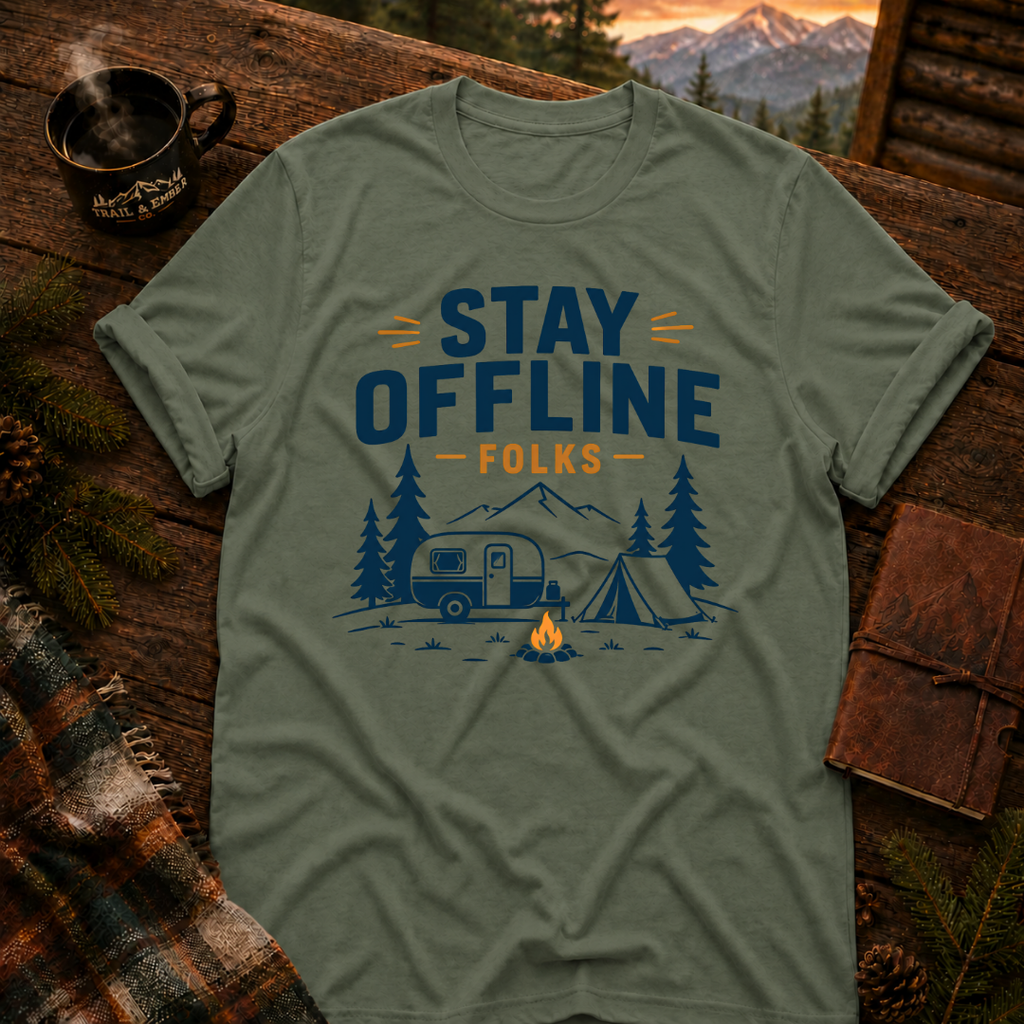 Stay Offline Camp T-Shirt