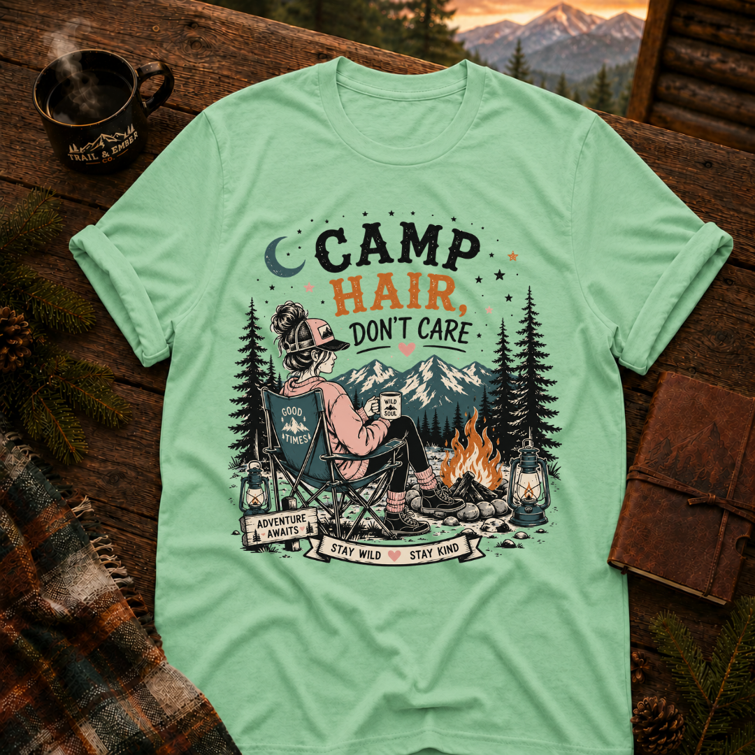 Camp Hair Don't Care T-Shirt