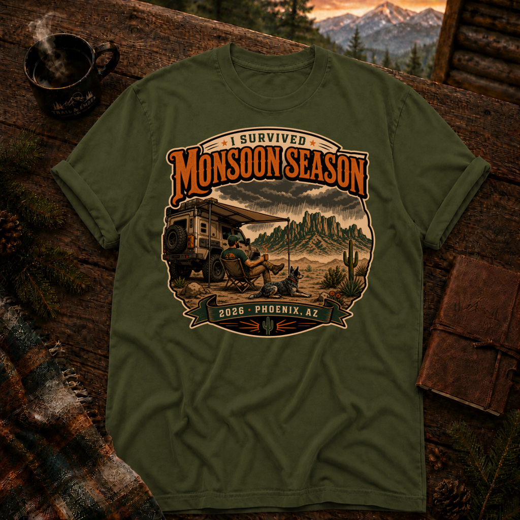 I Survived Monsoon Season - Comfort Colors T-Shirt