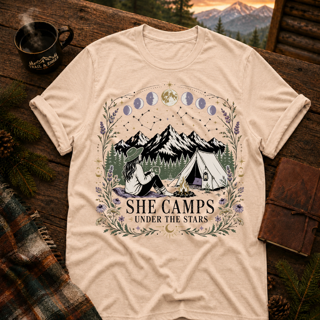 She Camps T-Shirt