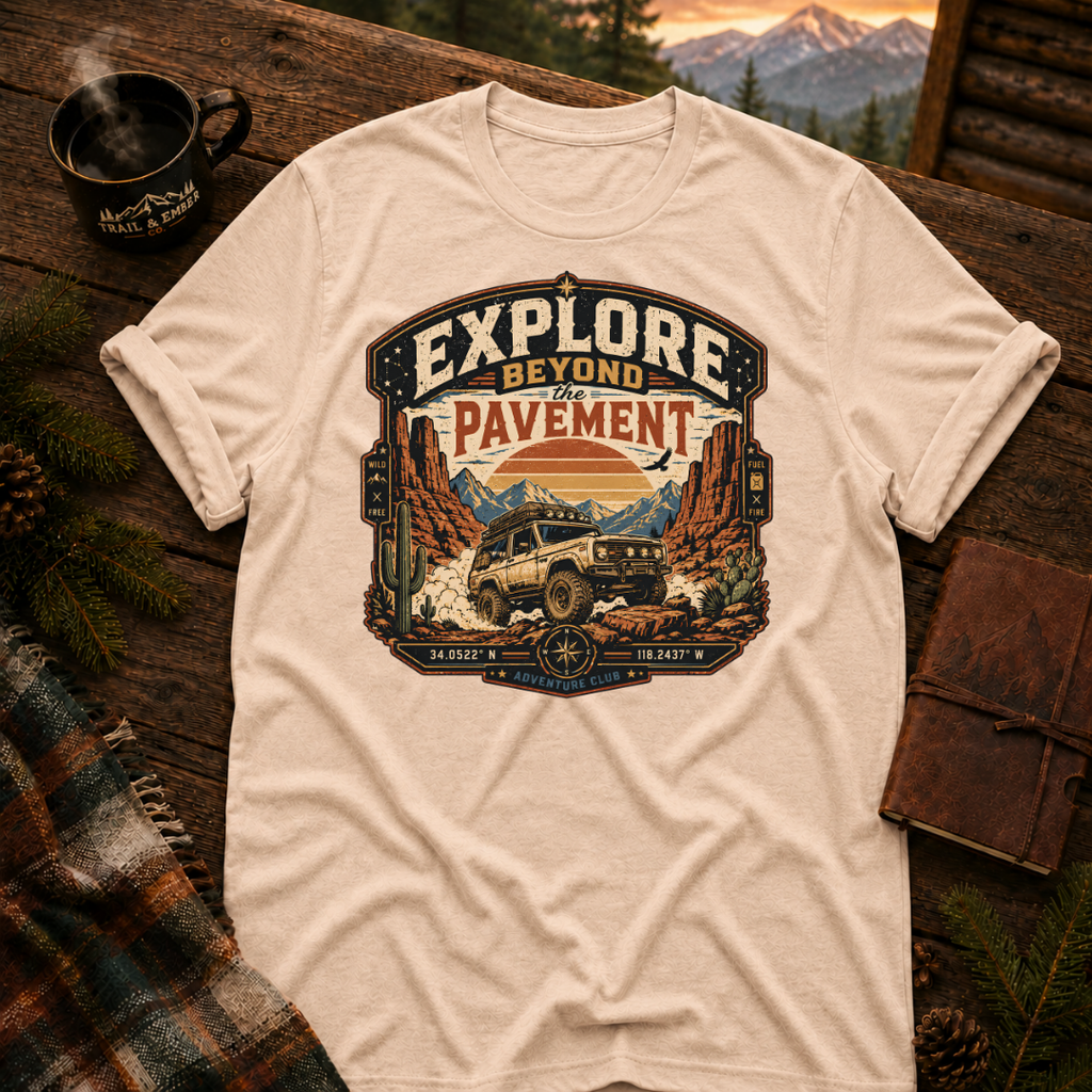 Explore More, Pavement Less T-Shirt