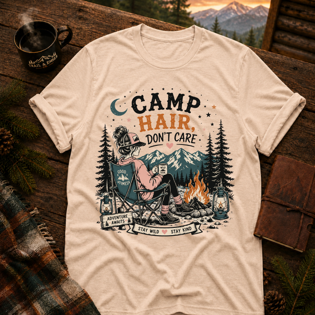 Camp Hair Don't Care T-Shirt