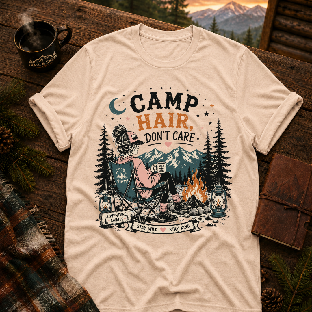 Camp Hair Don't Care T-Shirt