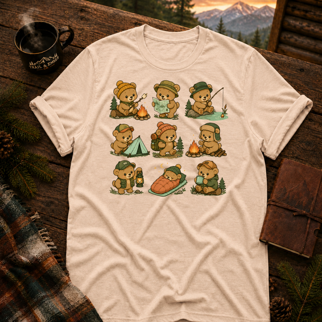Camping Bears T-Shirt