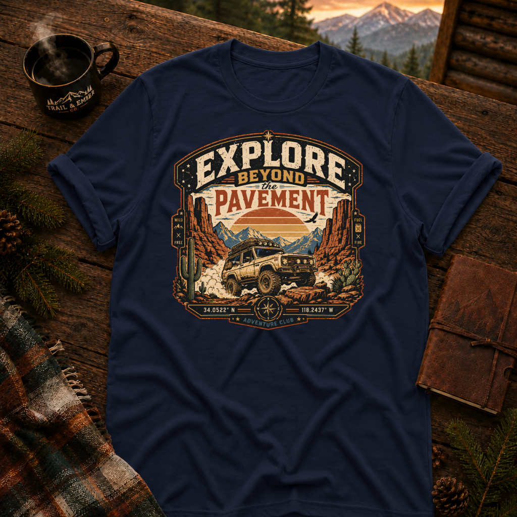 Explore More, Pavement Less T-Shirt