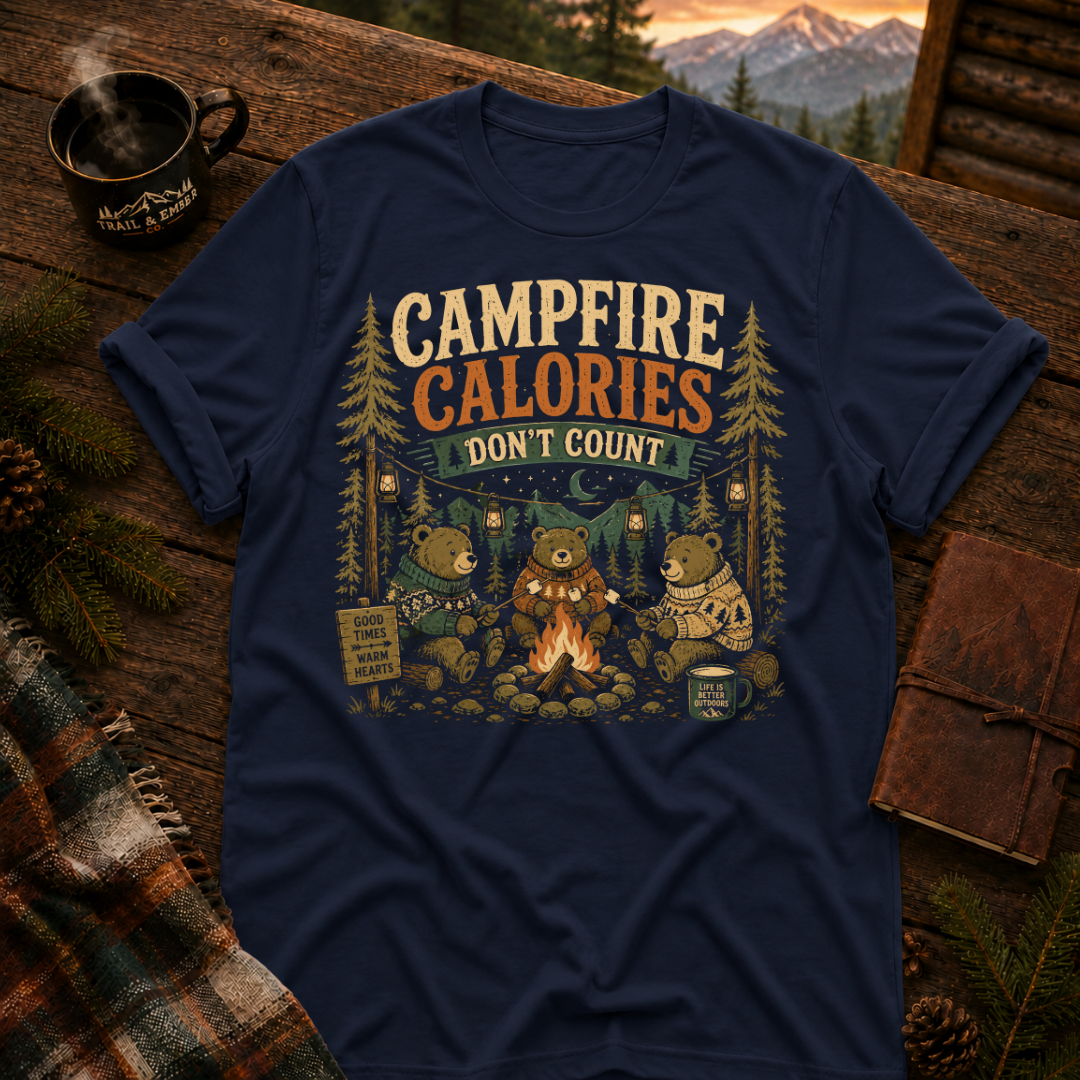 Campfire Calories Dont Count - T-Shirt