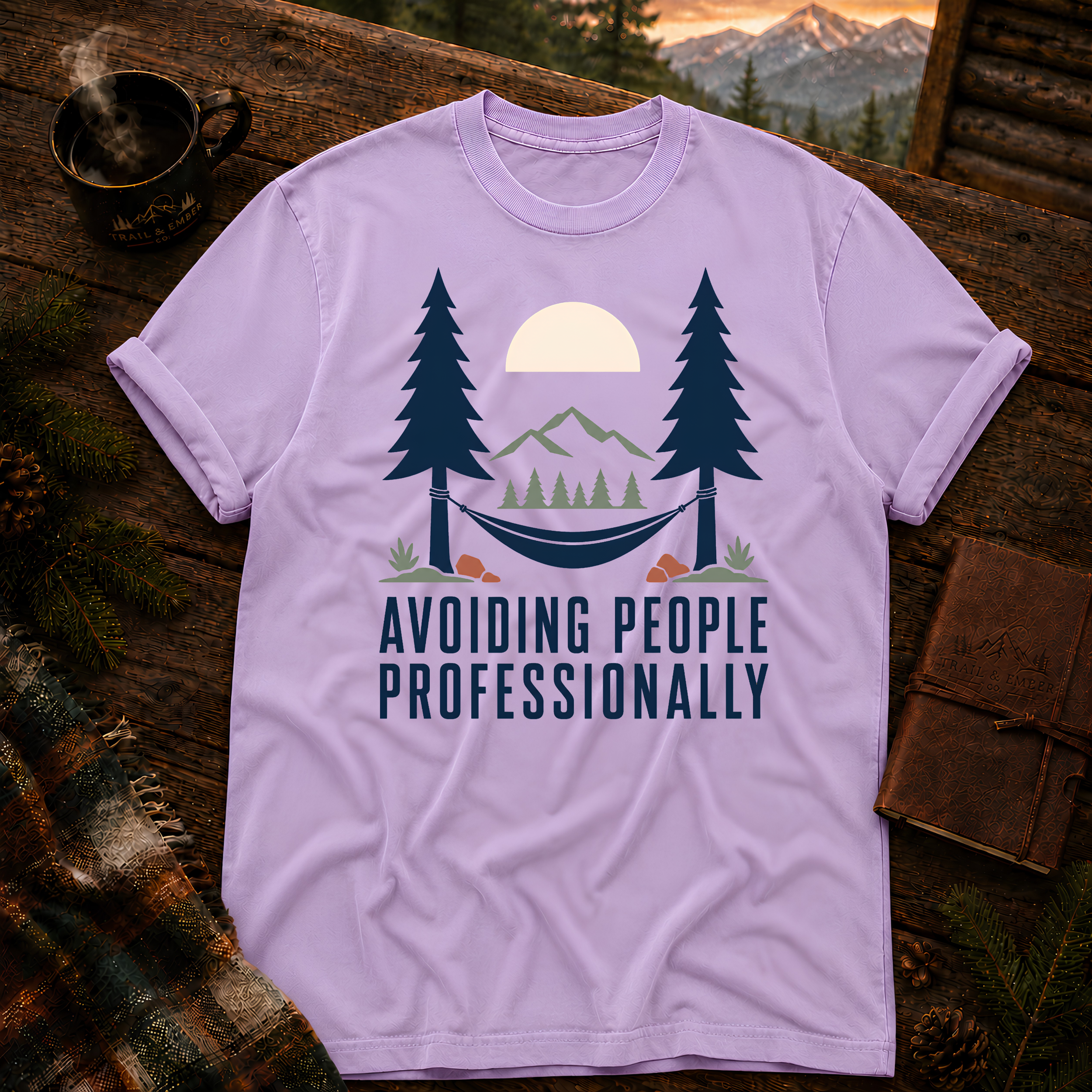 Avoiding People Professionally - Comfort Colors T-Shirt